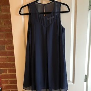 Navy blue cocktail dress